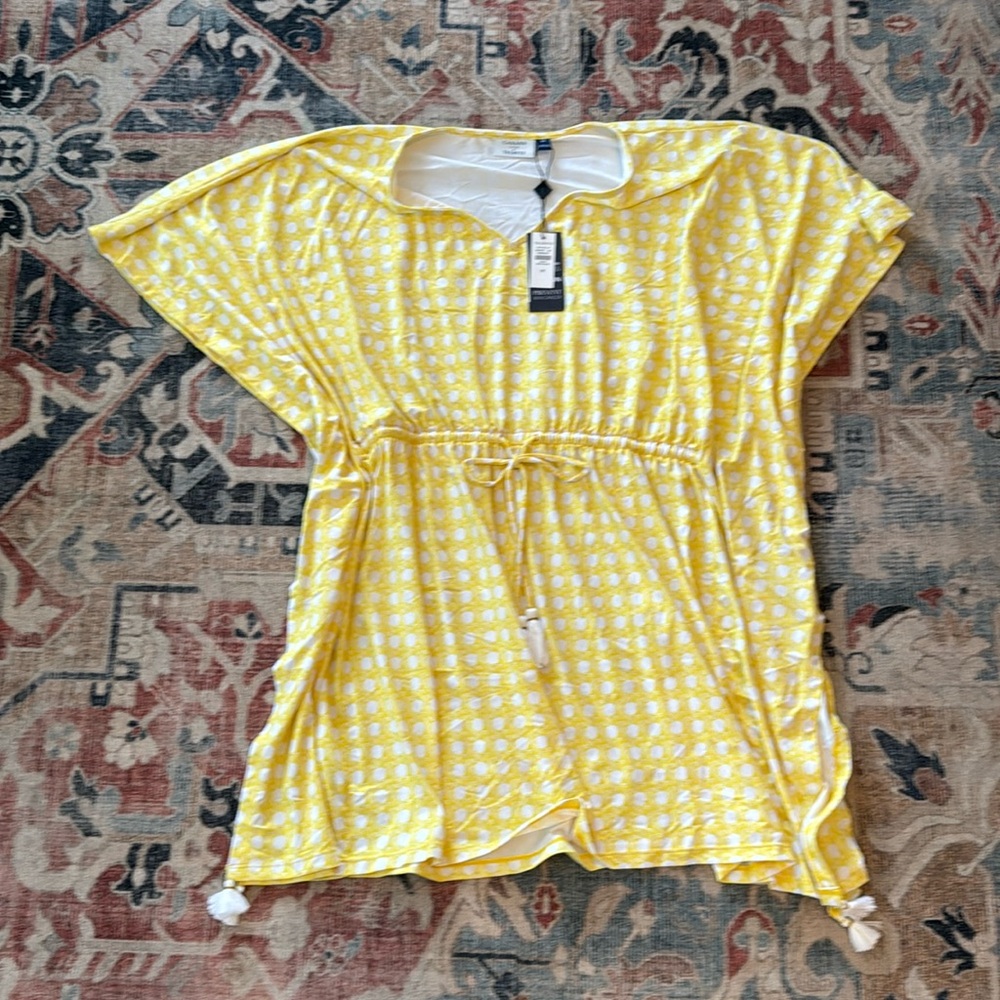 NWT Talbots yellow coverup